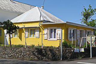 Cilaos, une  case créole